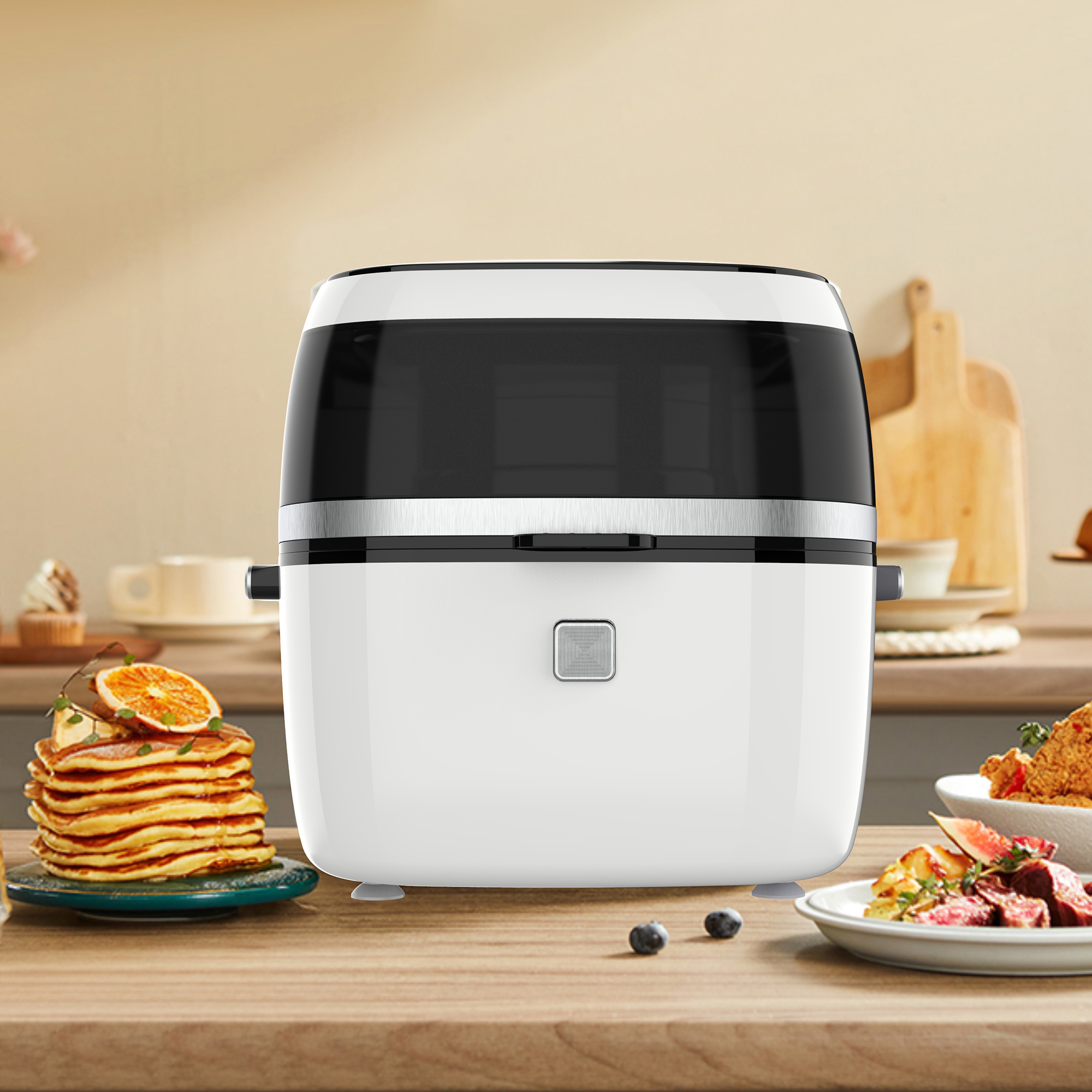 2022 A Top Touch Panel állítható hőmérséklete elektromos lég sütő főzőgép yyzg-650a