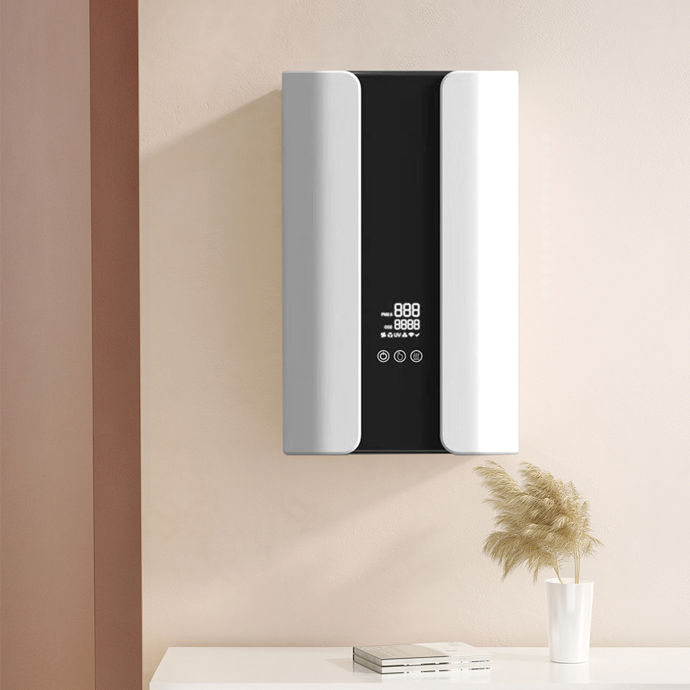 Hatékony légtisztítás: A falra szerelt 300 CADR AIR friss szellőztetőberendezés tisztítási előnyei