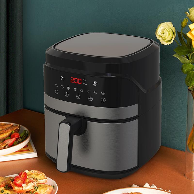5,5L érintőképernyős digitális hőmérséklet-időzítő vezérlő levegő sütő Yyzg-550AS
